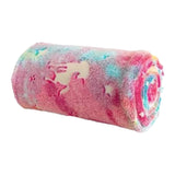 Flannel Blanket Colorful Animal Style Double Sided Luminous Flannel Blanket for Office In Australia - Darrahopens
