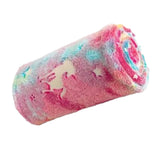 Flannel Blanket Colorful Animal Style Double Sided Luminous Flannel Blanket for Office In Australia - Darrahopens