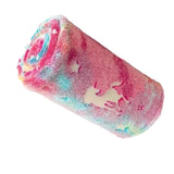 Flannel Blanket Colorful Animal Style Double Sided Luminous Flannel Blanket for Office In Australia - Darrahopens