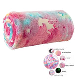 Flannel Blanket Colorful Animal Style Double Sided Luminous Flannel Blanket for Office In Australia - Darrahopens