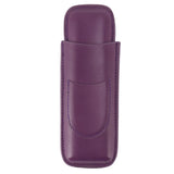 Cigar Case Elegant Vintage Hand Crafted Slim Portable 2 Fingers Cigar Holder for Travel Party Business Purple In Australia - Darrahopens