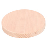 Round Wood Coaster Placemat Round Heat Resistant Drink Mat Cup Pad for Home KitchenWood Color In Australia - Darrahopens