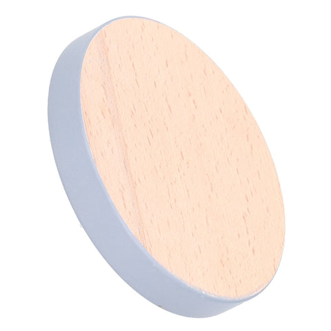 Round Wood Coaster Placemat Round Heat Resistant Drink Mat Cup Pad for Home KitchenGray In Australia - Darrahopens