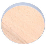 Round Wood Coaster Placemat Round Heat Resistant Drink Mat Cup Pad for Home KitchenGray