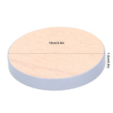 Round Wood Coaster Placemat Round Heat Resistant Drink Mat Cup Pad for Home KitchenGray