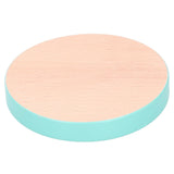 Round Wood Coaster Placemat Round Heat Resistant Drink Mat Cup Pad for Home KitchenBlue In Australia - Darrahopens