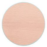 Round Wood Coaster Placemat Round Heat Resistant Drink Mat Cup Pad for Home KitchenBlue In Australia - Darrahopens