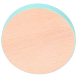 Round Wood Coaster Placemat Round Heat Resistant Drink Mat Cup Pad for Home KitchenBlue In Australia - Darrahopens