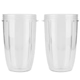 2Pcs Juicer Cup Transparent Mug Replacement Food Blender Accessory Fit for 600W 900W In Australia - Darrahopens