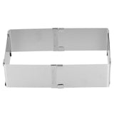 Stainless Steel Square Mousse Ring Retractable Biscuits Cake Mold Kitchen DIY Baking ToolsS 10~18cm In Australia - Darrahopens