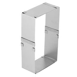 Stainless Steel Square Mousse Ring Retractable Biscuits Cake Mold Kitchen DIY Baking ToolsS 10~18cm In Australia - Darrahopens