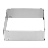 Stainless Steel Square Mousse Ring Retractable Biscuits Cake Mold Kitchen DIY Baking ToolsL 16~28cm In Australia - Darrahopens