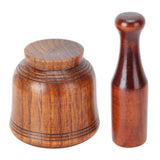 Wooden Grinding Bowl Household Kitchen Manual Garlic Ginger Spices Grinder Mortar Pestle Set In Australia - Darrahopens