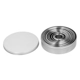 12PCS/Set Stainless Steel Mousse Ring Round Cake Mold Fondant Cookies Cutting Mold Baking Tool In Australia - Darrahopens