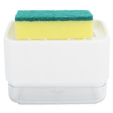 Dish Soap Dispenser Press Type Automatic Liquid Soap Dispenser for Kitchen Sink CountertopWhite In Australia - Darrahopens
