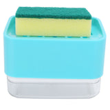 Dish Soap Dispenser Press Type Automatic Liquid Soap Dispenser for Kitchen Sink CountertopGreen