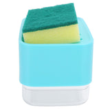 Dish Soap Dispenser Press Type Automatic Liquid Soap Dispenser for Kitchen Sink CountertopGreen