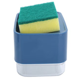 Dish Soap Dispenser Press Type Automatic Liquid Soap Dispenser for Kitchen Sink CountertopBlue