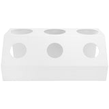 Soda Bottle Drainer Tabletop 3 Holes Bottles Draining Rack with Pad for Kitchen Dining RoomWhite In Australia - Darrahopens