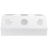 Soda Bottle Drainer Tabletop 3 Holes Bottles Draining Rack with Pad for Kitchen Dining RoomWhite In Australia - Darrahopens