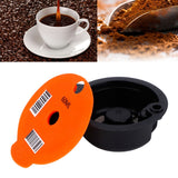 Coffee Capsule Reusable Refillable Coffee Filter Cup with Spoon Brush Coffee Accessories60ML