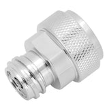 Soda Adapter with Wrench Copper Electroplating Brass CO2 Cylinder Conversion Connector Silver In Australia - Darrahopens