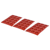 3Pcs Cake Mold 15 Hole Hemispherical Silicone Chocolate Mold Food Grade Dessert Bakeware