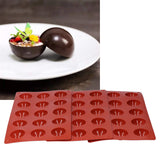 3Pcs Cake Mold 15 Hole Hemispherical Silicone Chocolate Mold Food Grade Dessert Bakeware