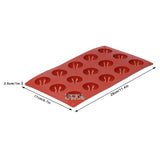 3Pcs Cake Mold 15 Hole Hemispherical Silicone Chocolate Mold Food Grade Dessert Bakeware
