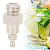 8mm CO2 Tank Adapter Male Thread TR21-4 Quick Disconnect Connector for Soda Club