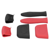 6Pcs set Pot Handle Sleeve Holder Thicken Silicone AntiScalding Kit Kitchen Supplies In Australia - Darrahopens