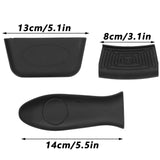 6Pcs set Pot Handle Sleeve Holder Thicken Silicone AntiScalding Kit Kitchen Supplies