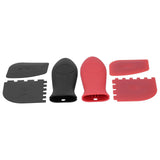 6Pcs set Pot Handle Sleeve Cover Scraper Kit Silicone Anti Scalding Cookware Pan Accessory