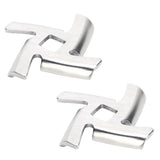 2Pcs Meat Grinder Blade 304 Stainless Steel Grinding Plate Disc Accessory for 5#/B Type Grinder(8MM Square Hole Crossed Blade ) In Australia - Darrahopens