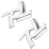 2Pcs Meat Grinder Blade 304 Stainless Steel Grinding Plate Disc Accessory for 5#/B Type Grinder(8MM Square Hole Crossed Blade ) In Australia - Darrahopens