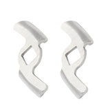 2Pcs Meat Grinder Blade 304 Stainless Steel Grinding Plate Disc Accessory for 5#/B Type Grinder(8MM Square Hole 2Blade )