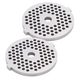2Pcs Electric Mincer Blade Stainless Steel Grinding Plate Round Hole for 5#/B Type Grinder(3mm 56 Holes ) In Australia - Darrahopens