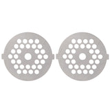 2Pcs Electric Mincer Blade Stainless Steel Grinding Plate Round Hole for 5#/B Type Grinder(5mm 30 Holes ) In Australia - Darrahopens