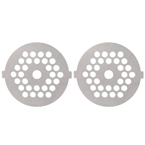 2Pcs Electric Mincer Blade Stainless Steel Grinding Plate Round Hole for 5#/B Type Grinder(5mm 30 Holes ) In Australia - Darrahopens