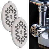 2Pcs Electric Mincer Blade Stainless Steel Grinding Plate Round Hole for 5#/B Type Grinder(5mm 30 Holes ) In Australia - Darrahopens
