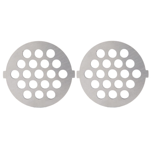 2Pcs Electric Mincer Blade Stainless Steel Grinding Plate Round Hole for 5#/B Type Grinder(7mm 19 Holes ) In Australia - Darrahopens