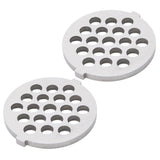 2Pcs Electric Mincer Blade Stainless Steel Grinding Plate Round Hole for 5#/B Type Grinder(7mm 19 Holes ) In Australia - Darrahopens