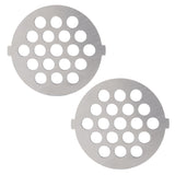 2Pcs Electric Mincer Blade Stainless Steel Grinding Plate Round Hole for 5#/B Type Grinder(7mm 19 Holes ) In Australia - Darrahopens