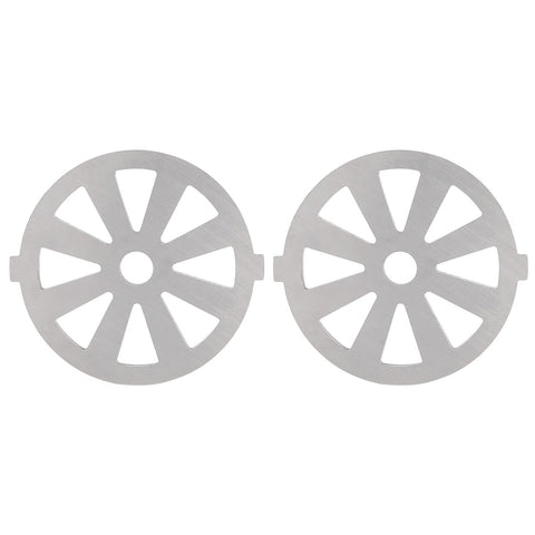 2pcs Meat Grinder Blade 304 Stainless Steel Cutting Plate 7mm/0.3in ID for 5#/B Type Meat Grinder(8 Holes Knife Plate ) In Australia - Darrahopens