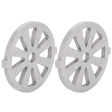 2pcs Meat Grinder Blade 304 Stainless Steel Cutting Plate 7mm/0.3in ID for 5#/B Type Meat Grinder(8 Holes Knife Plate ) In Australia - Darrahopens