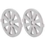 2pcs Meat Grinder Blade 304 Stainless Steel Cutting Plate 7mm/0.3in ID for 5#/B Type Meat Grinder(8 Holes Knife Plate )