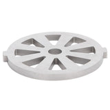 2pcs Meat Grinder Blade 304 Stainless Steel Cutting Plate 7mm/0.3in ID for 5#/B Type Meat Grinder(8 Holes Knife Plate )