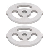 2pcs Meat Grinder Blade 304 Stainless Steel Cutting Plate 7mm/0.3in ID for 5#/B Type Meat Grinder(3 Holes Knife Plate ) In Australia - Darrahopens
