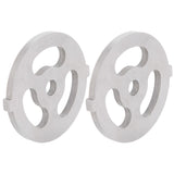 2pcs Meat Grinder Blade 304 Stainless Steel Cutting Plate 7mm/0.3in ID for 5#/B Type Meat Grinder(3 Holes Knife Plate ) In Australia - Darrahopens