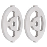 2pcs Meat Grinder Blade 304 Stainless Steel Cutting Plate 7mm/0.3in ID for 5#/B Type Meat Grinder(3 Holes Knife Plate ) In Australia - Darrahopens